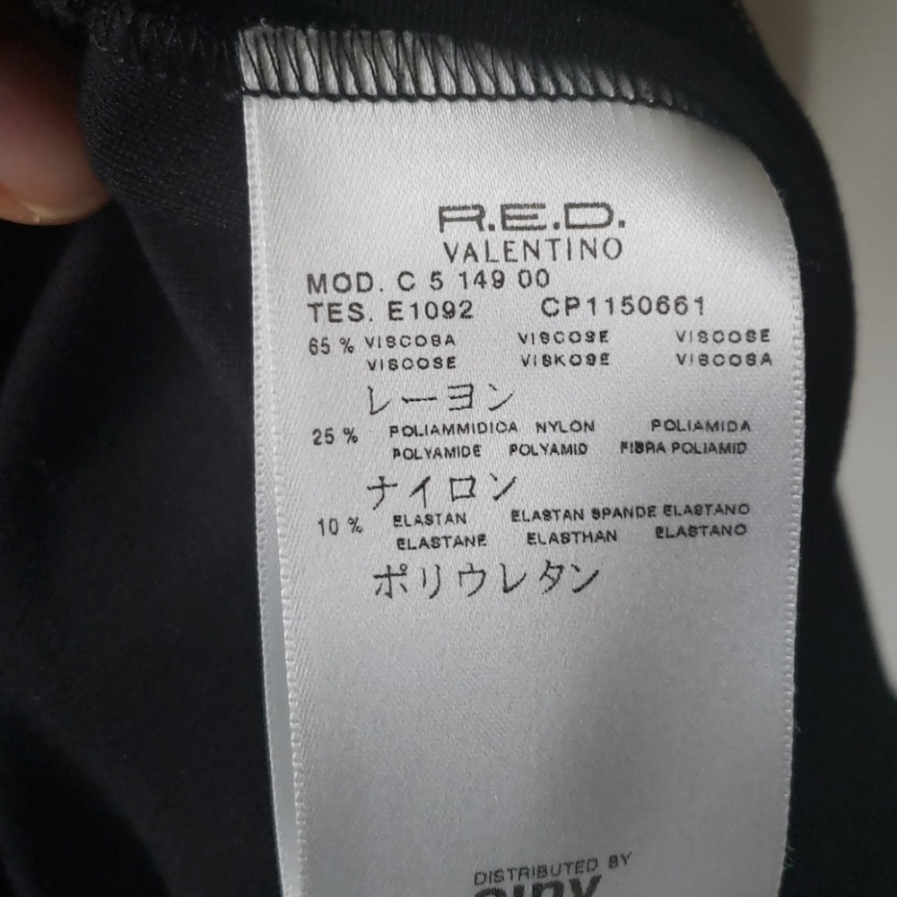 Make an Offer Red Valentino Black 3/4 Sleeve Dress - Picture 5 of 7